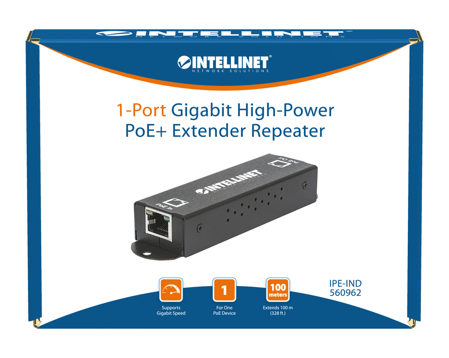 Gigabit High-Power PoE+ Extender Repeater