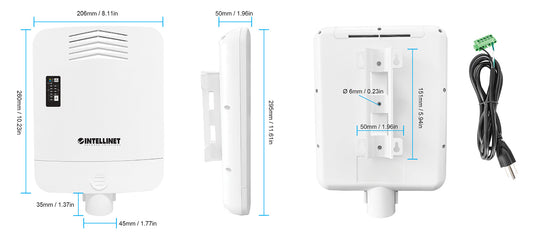 Outdoor 10-Port L2+ Smart Managed PoE+ Switch with 8 Gigabit Ethernet Ports and 2 SFP Uplinks