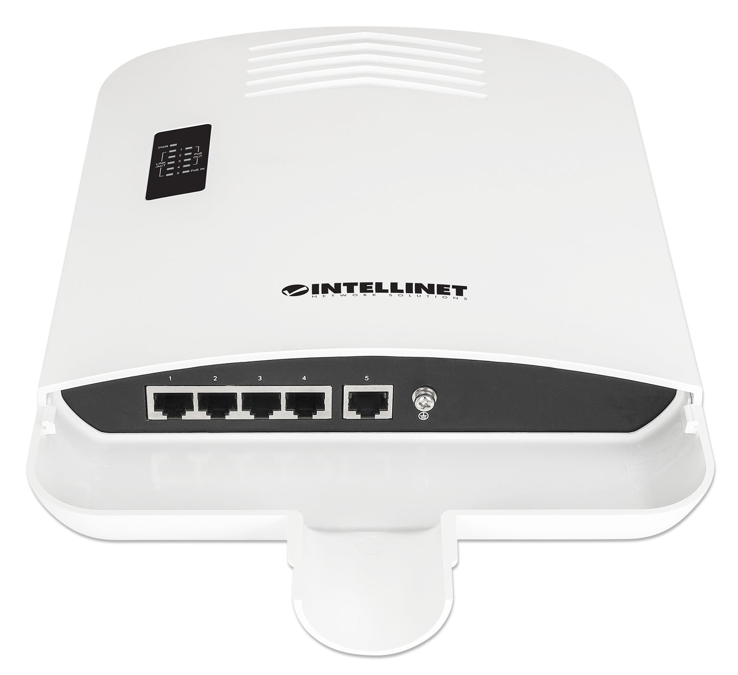 Outdoor PoE-Powered 5-Port Gigabit Switch with PoE Passthrough / 4-Port PoE+ Extender