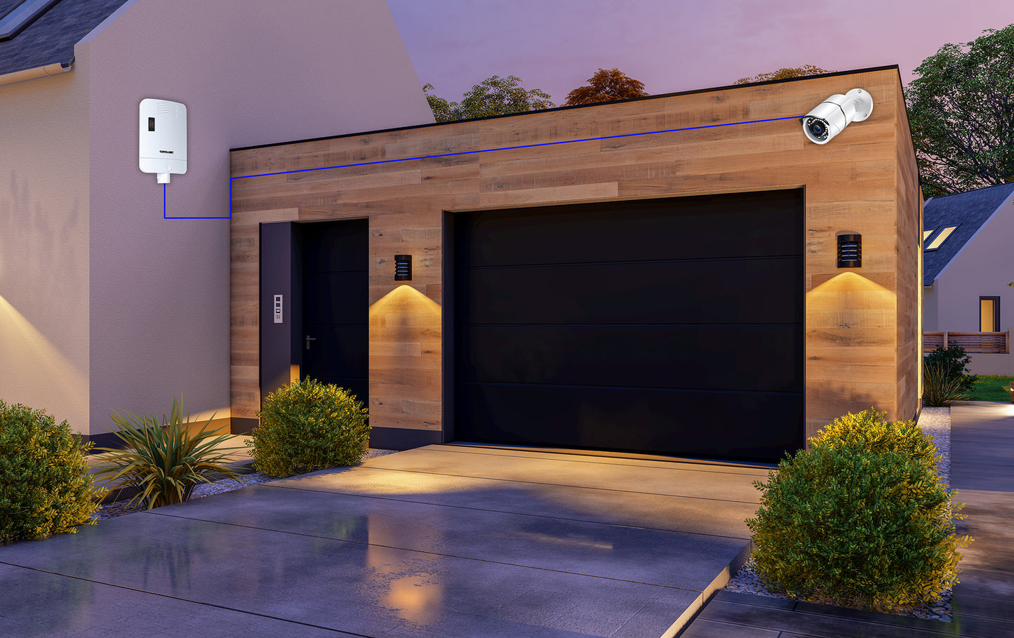 Outdoor PoE-Powered 5-Port Gigabit Switch with PoE Passthrough / 4-Port PoE+ Extender