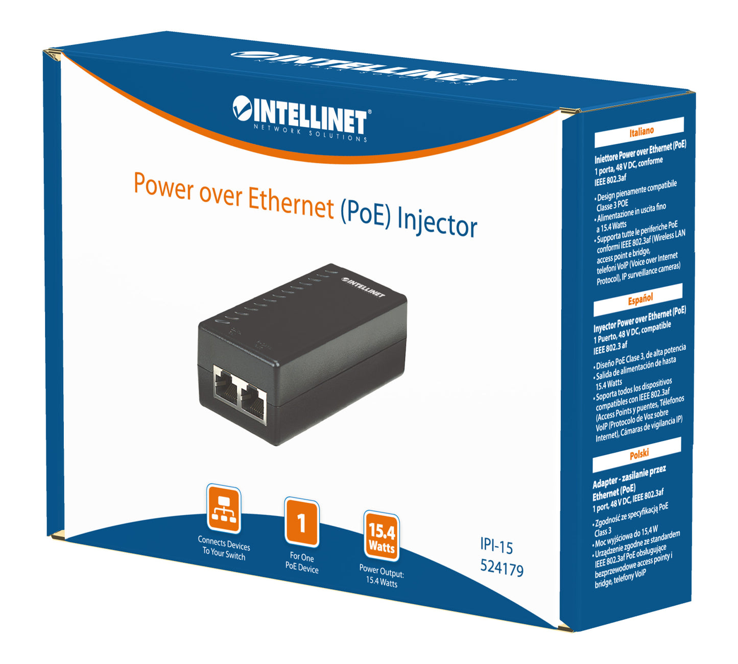 Power over Ethernet (PoE) Injector