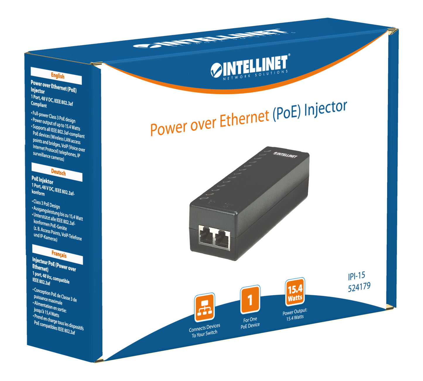 Power over Ethernet (PoE) Injector