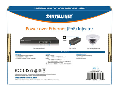 Power over Ethernet (PoE) Injector