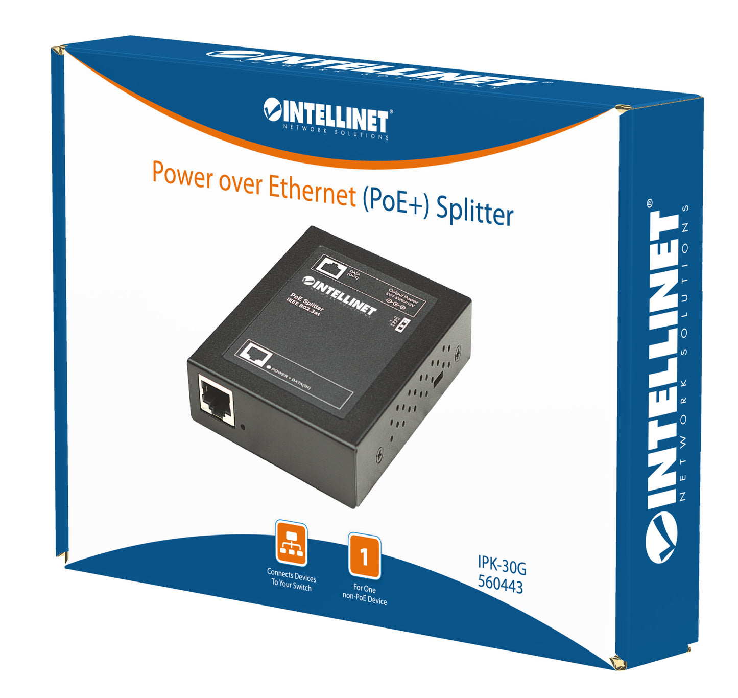Gigabit PoE+ Splitter