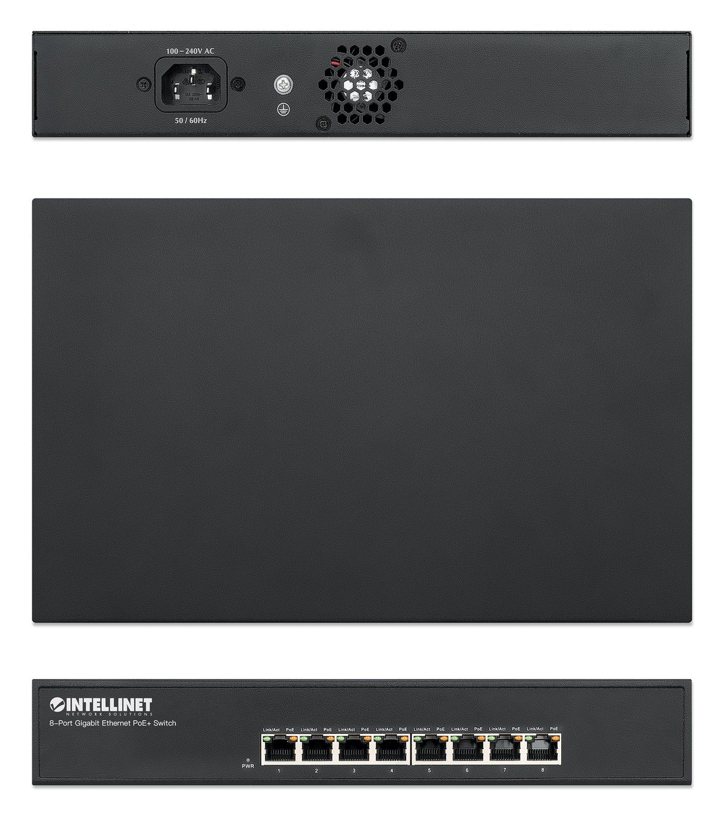 8-Port Gigabit Ethernet PoE+ Switch