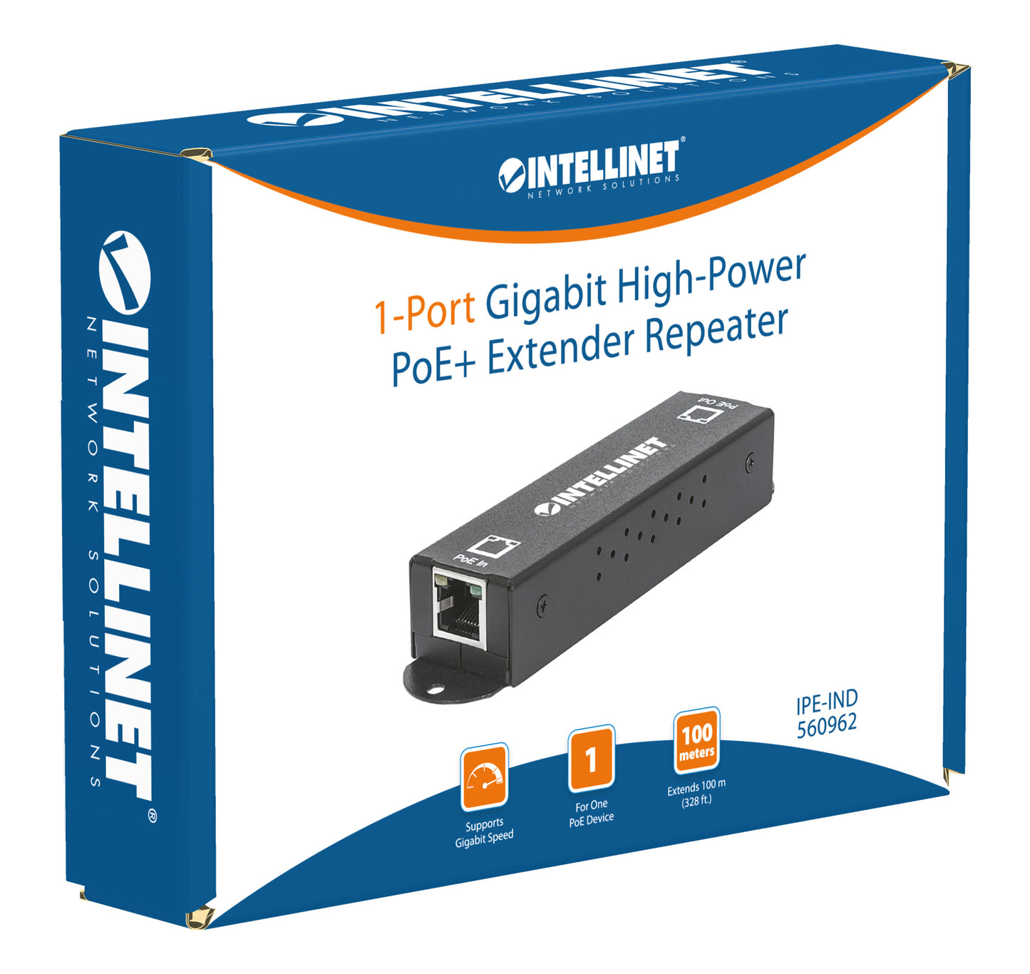 Gigabit High-Power PoE+ Extender Repeater