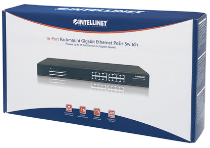 16-Port Gigabit Ethernet PoE+ Switch