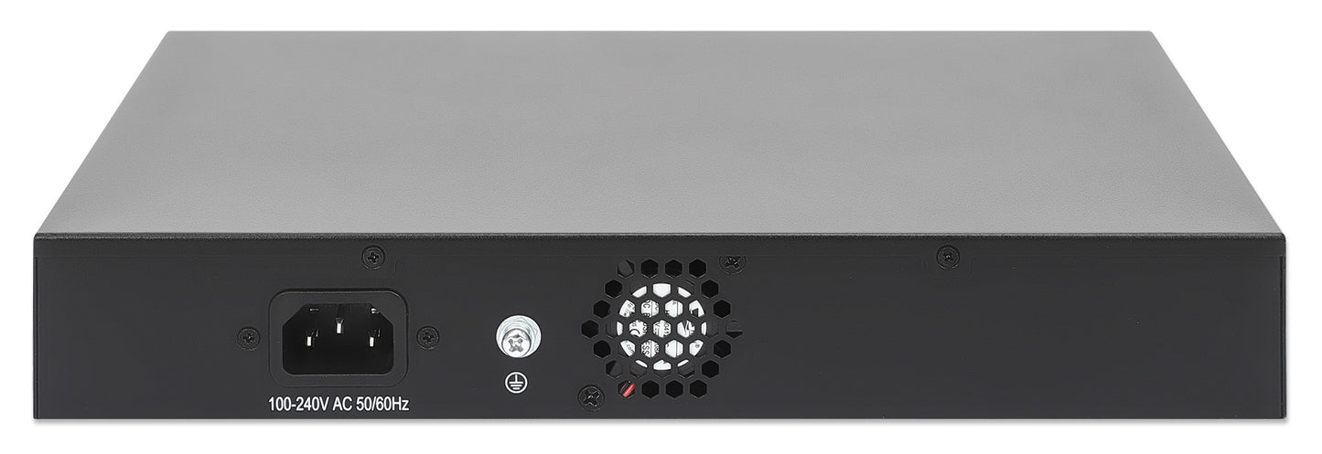 8-Port Gigabit Ethernet PoE+ Web-Managed Switch with 2 SFP Ports