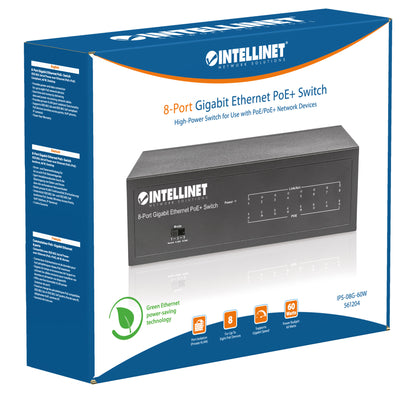 8-Port Gigabit Ethernet PoE+ Switch