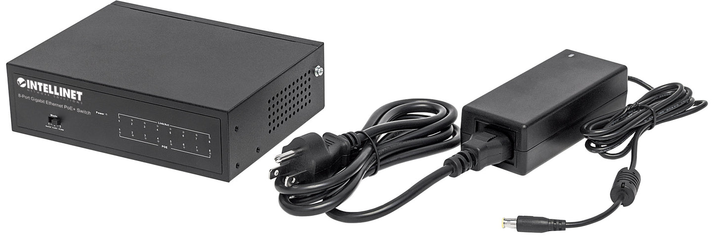 8-Port Gigabit Ethernet PoE+ Switch
