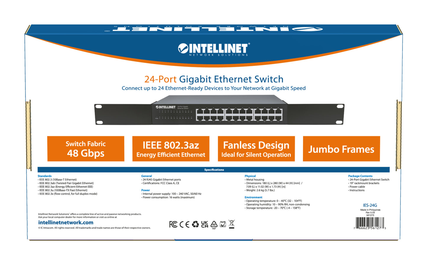 24-Port Gigabit Ethernet Switch