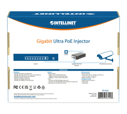 Gigabit PoE++ Injector