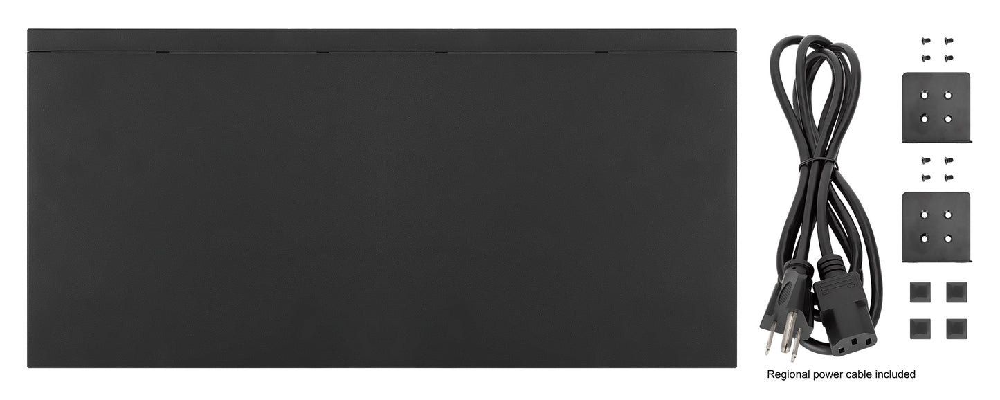 28-Port L2+ Fully Managed PoE+ Switch with 24 Gigabit Ethernet Ports and 4 SFP+ Uplinks