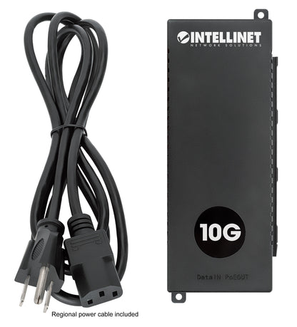 10G High-Power PoE+ Injector