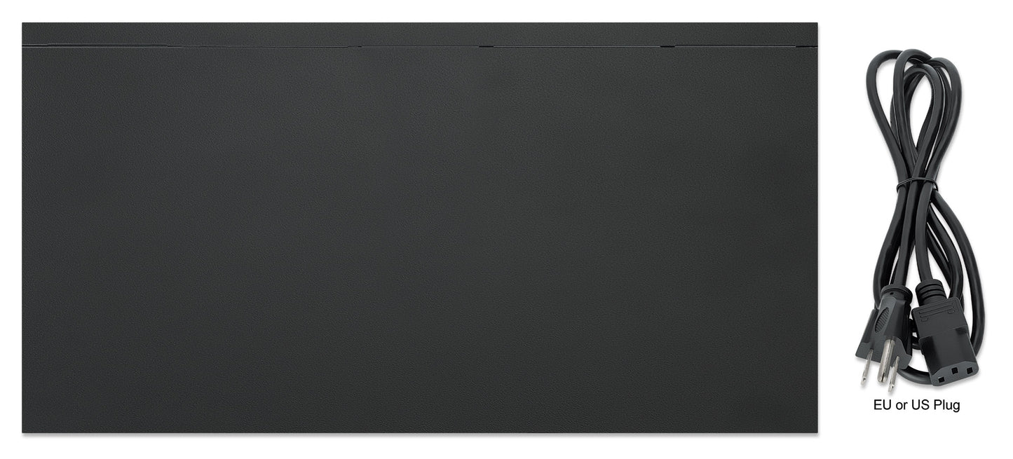 24-Port Gigabit Ethernet PoE+ Switch with 2 SFP Ports