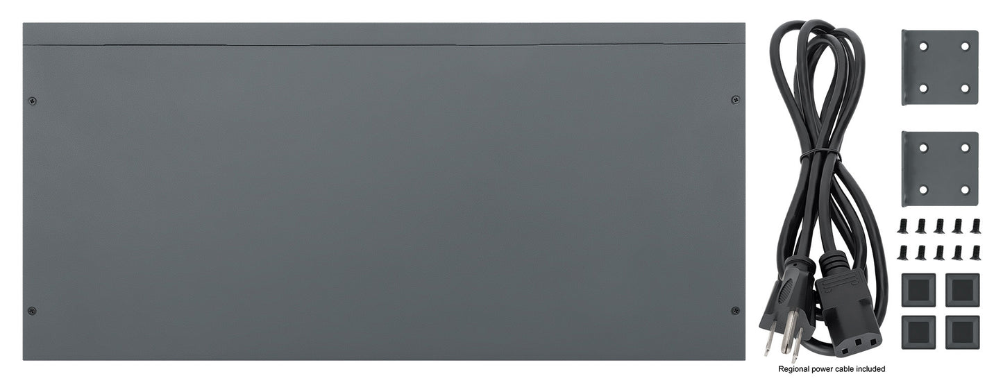 24-Port Gigabit Ethernet PoE+ Switch with 2 SFP Ports