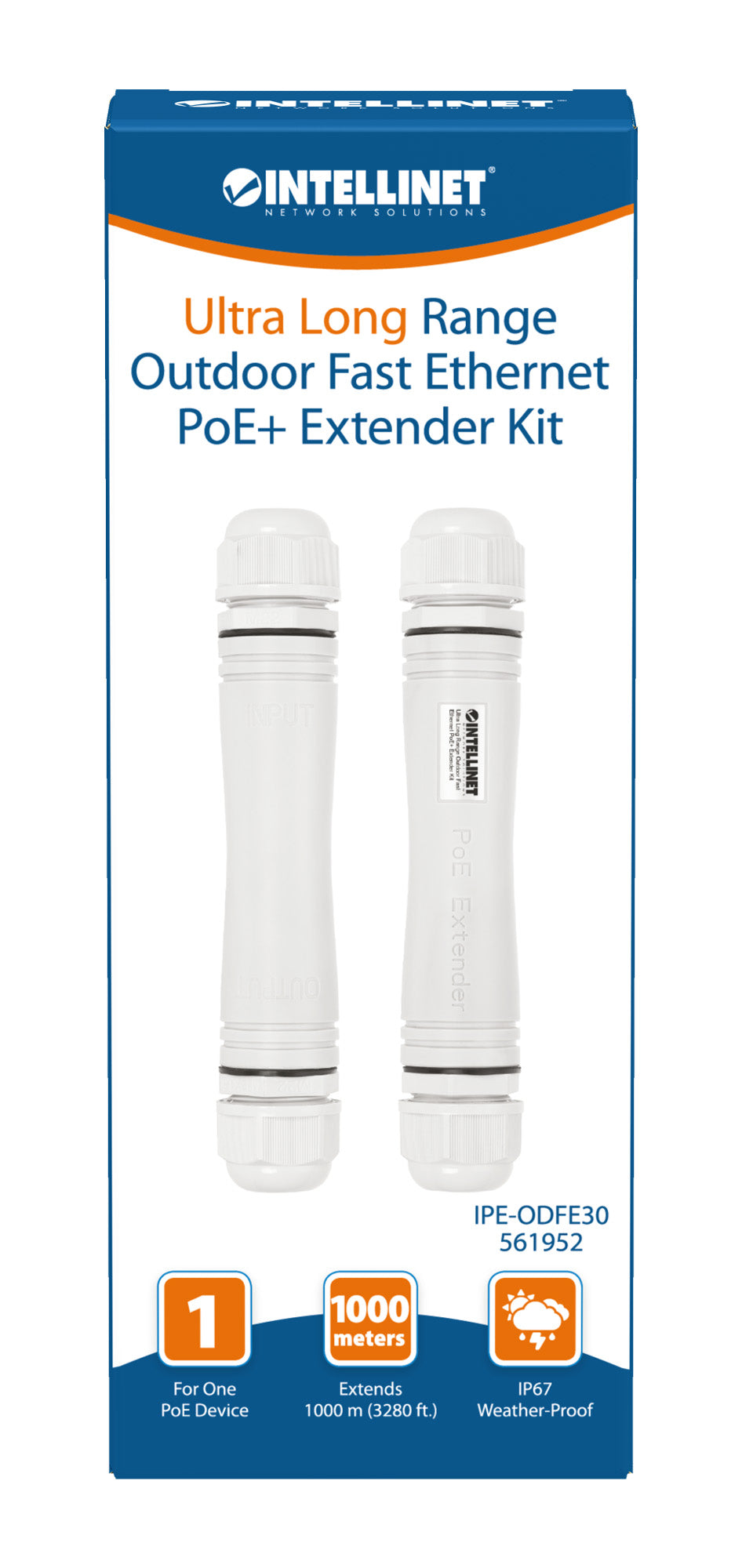 Ultra Long Range Outdoor PoE++ Extender Kit