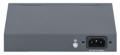 PoE-Powered 6-Port Lite Smart Managed PoE+ Switch with 4 GbE Ports / 2 GbE Uplinks and PoE Passthrough