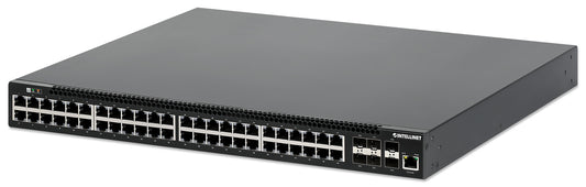 54-Port L3 Fully Managed PoE+ Switch with 48 Gigabit Ethernet Ports and 6 SFP+ Uplinks