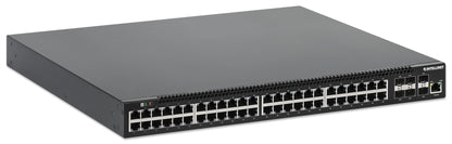 54-Port L3 Fully Managed PoE+ Switch with 48 Gigabit Ethernet Ports and 6 SFP+ Uplinks