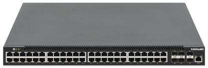 54-Port L3 Fully Managed PoE+ Switch with 48 Gigabit Ethernet Ports and 6 SFP+ Uplinks