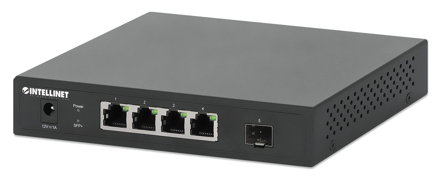 5-Port Switch with 4 x 2.5G Ethernet Ports and 1 SFP+ Uplink