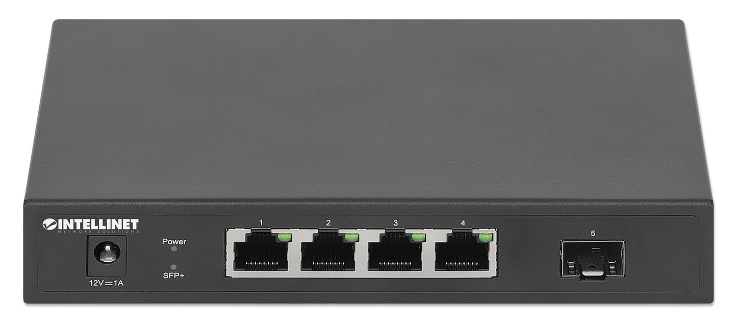 5-Port Switch with 4 x 2.5G Ethernet Ports and 1 SFP+ Uplink