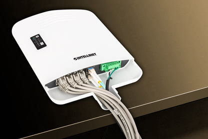 Outdoor 10-Port L2+ Smart Managed PoE+ Switch with 8 Gigabit Ethernet Ports and 2 SFP Uplinks