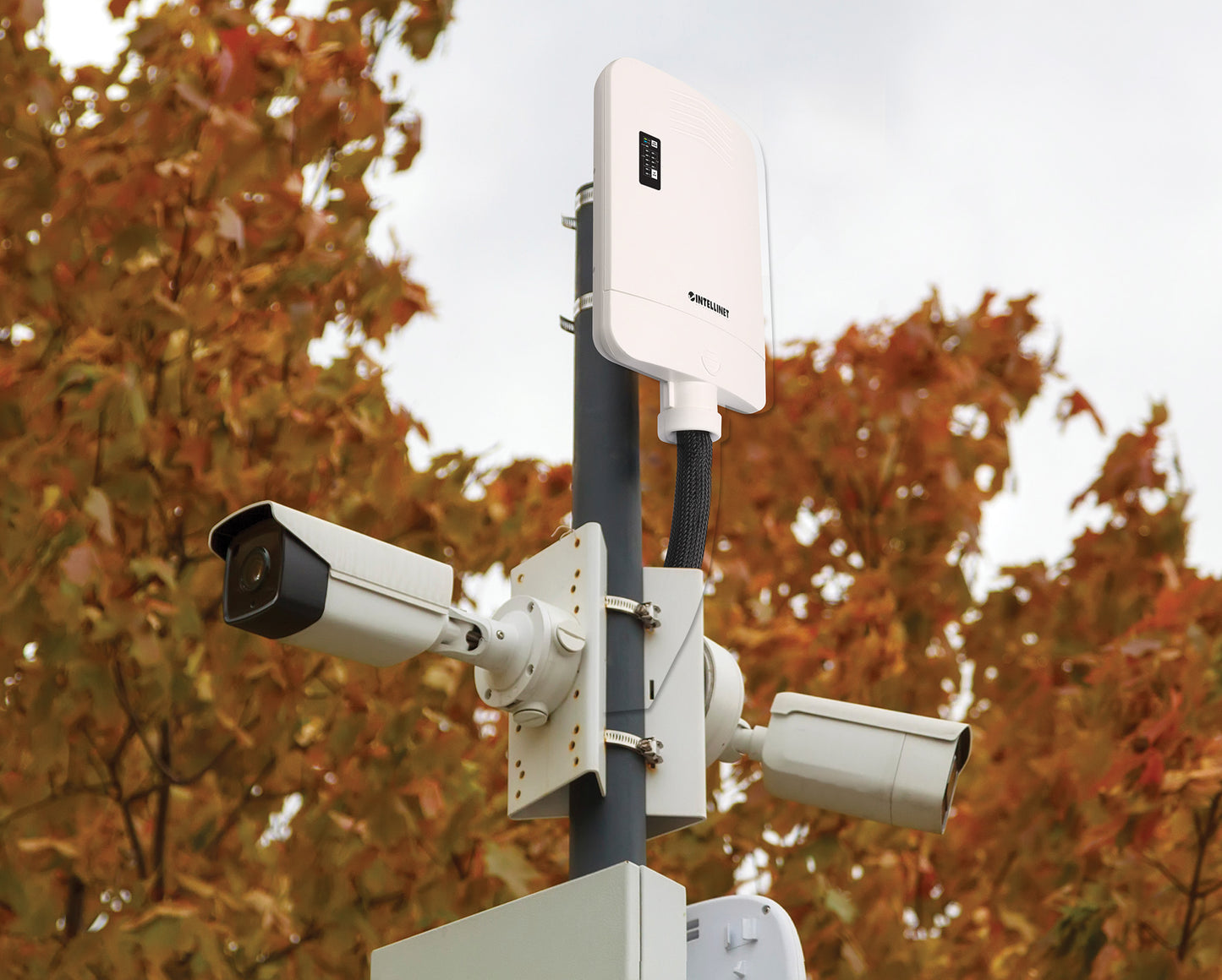 Outdoor 10-Port L2+ Smart Managed PoE+ Switch with 8 Gigabit Ethernet Ports and 2 SFP Uplinks